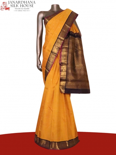 Pure Handloom Kanjeevaram Silk Saree